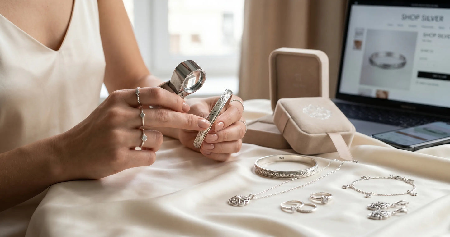 how to identify real silver jewellery