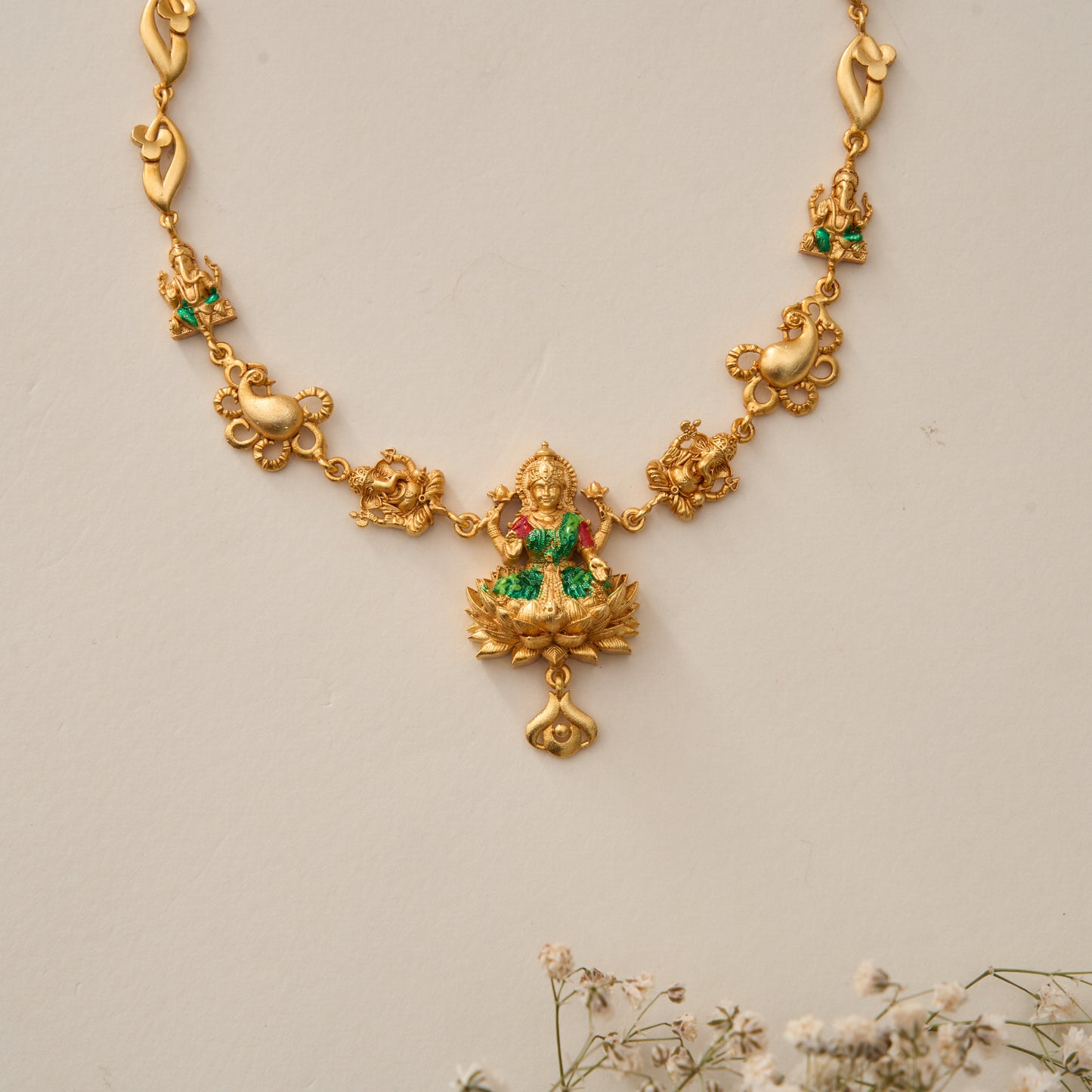 south indian bridal necklace for saree