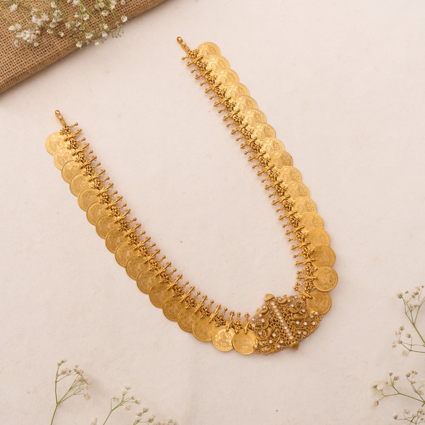 buy lakshmi kaasu kasumalai necklace online