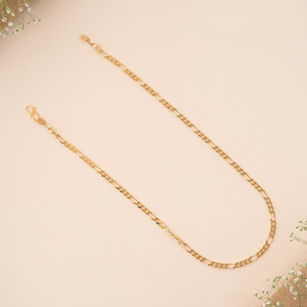 Gold Plated Trendy Men's Chain
