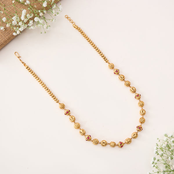 Authentic Gold Plated Nagas Ball Chain