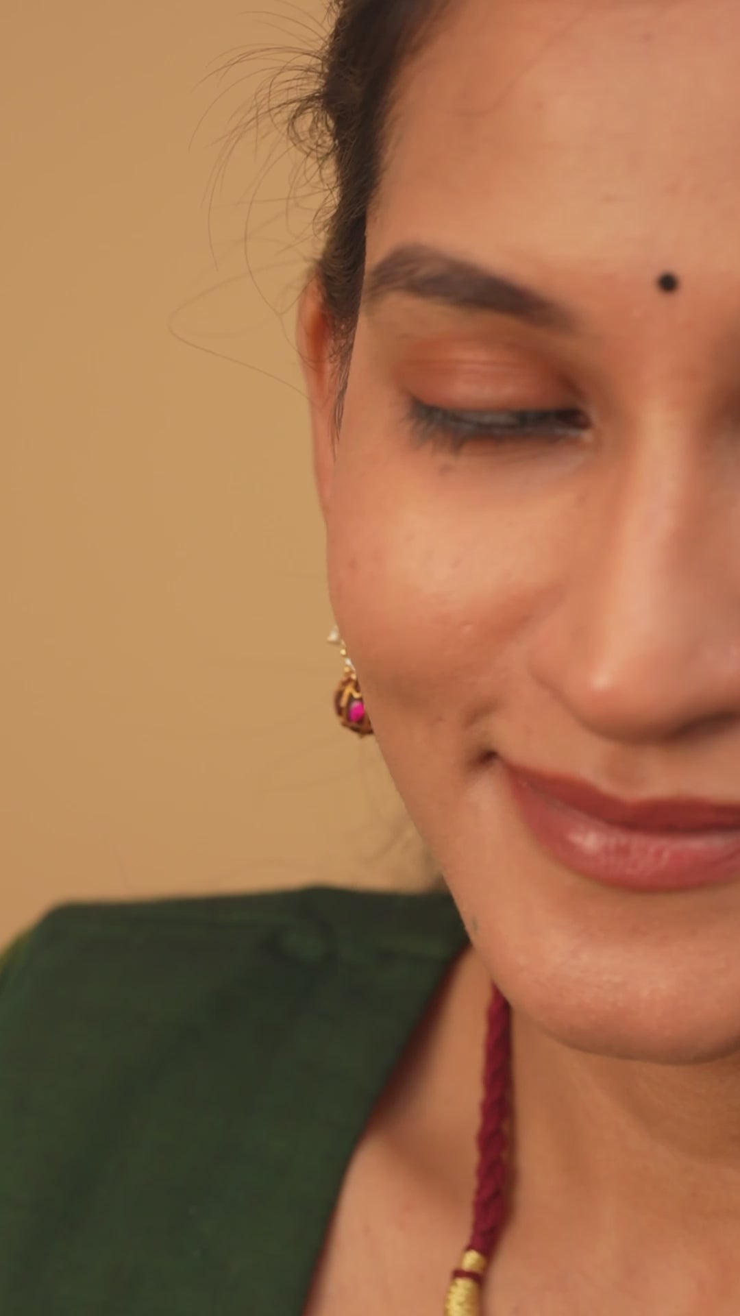 Gold Plated Elegant Parampara Kundan Earring
