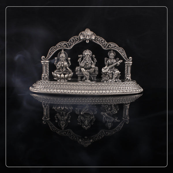 Lakshmi, Ganesh and Saraswati
