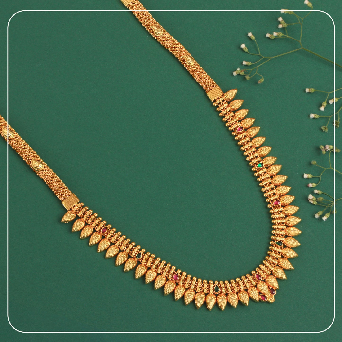 Long Haram Designs With Price Necklace In 40 Grams Jewelry 35